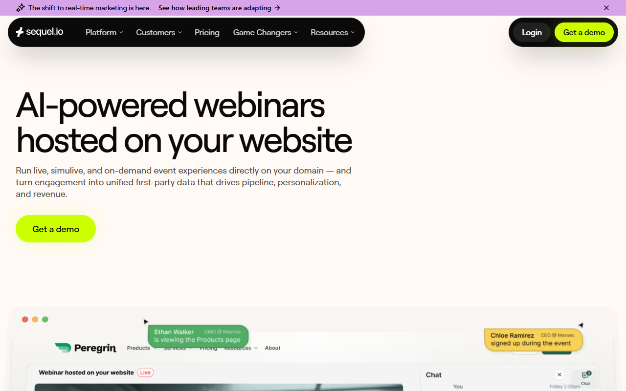 Sequel homepage